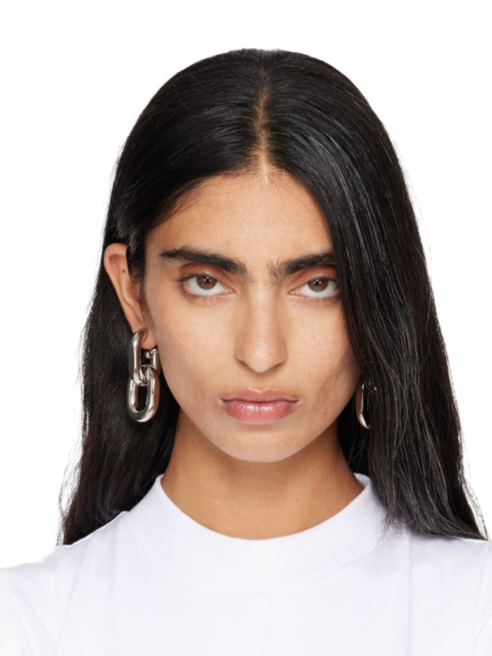 Rabanne Double XL Link Earrings